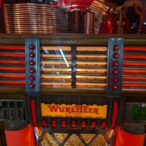 1964 Wurlitzer 1015 front selection panel.