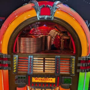 1964 Wurlitzer 1015 top view.