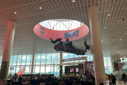 Amsterdam Airport Schiphol (inside view).
