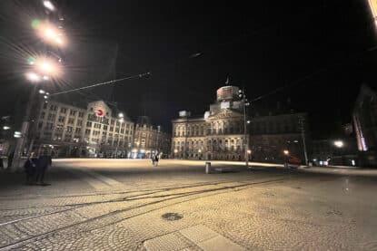 Dam Square in Amsterdam, Netherlands (royal palace).