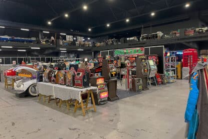 Rock Around the Jukebox Show casino booth.