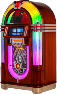 New Wurlitzer 1015 jukebox for sale vinyl LP Tribute version.
