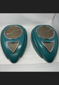 Seeburg Teardrop Speakers – Each – Restored Originals.