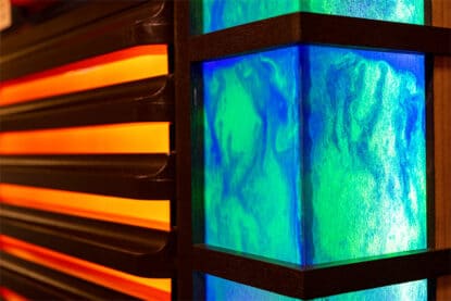 VG Duke Kuro colored light panels. Victory Jukebox.
